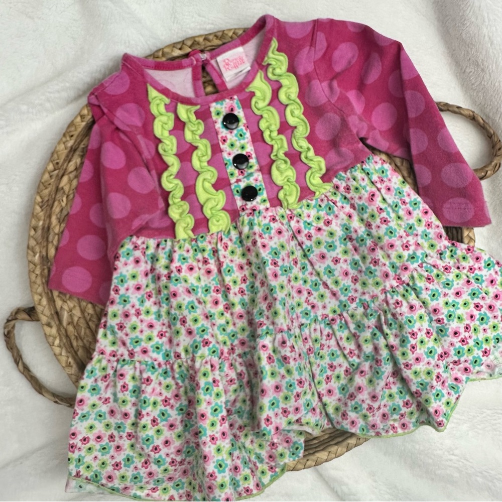 24m RicRac & Ruffles Dress